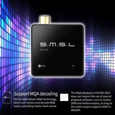SMSL Silvery PO100 USB Digital Interface USB to Optical Fiber Audio Converter