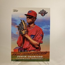 2023 Topps Pro Debut Justin Crawford Farm Fresh Futures Insert Threshers #FF-10