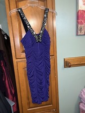 Purple Juniors Dress Size L  Holiday Formal Cocktail Evening Party Holiday
