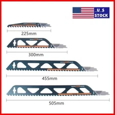 Reciprocating Carbide Saw Blade 225/300/455/505mm Saber Saw Hollow Brick Masonry