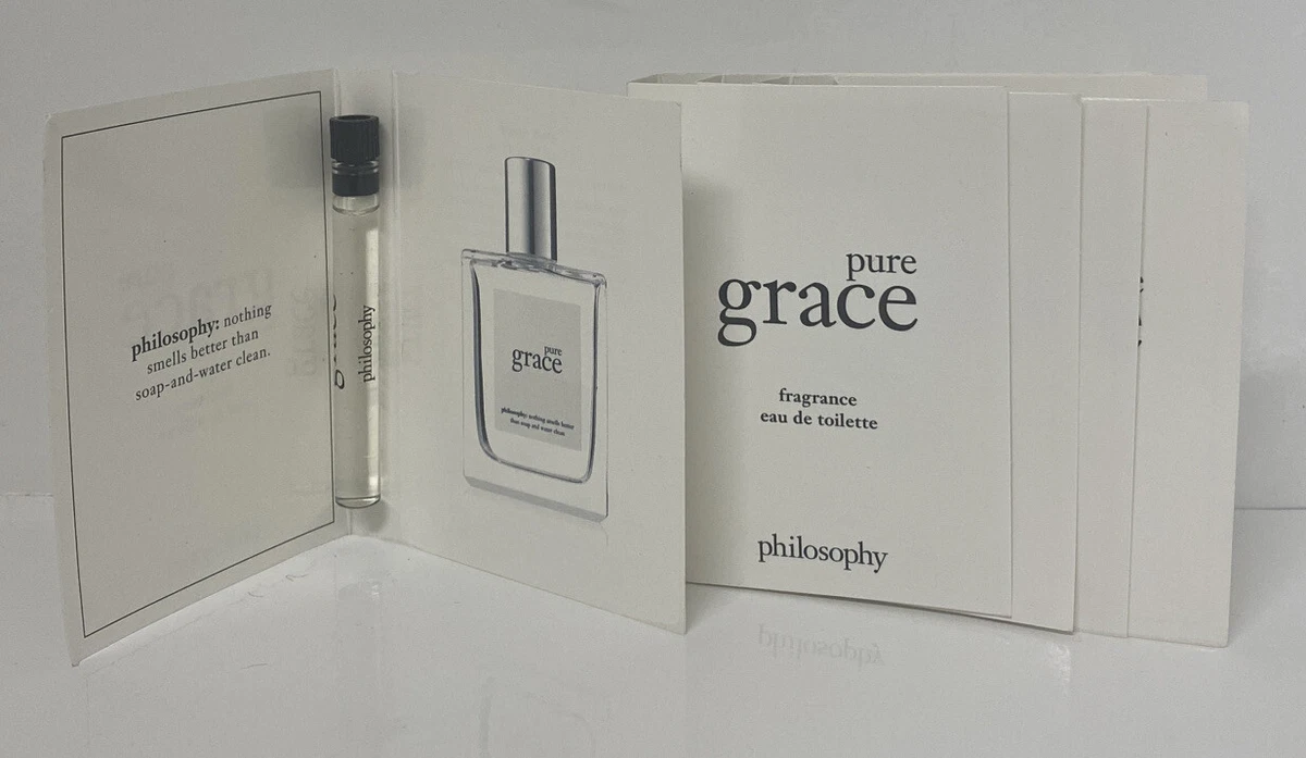 5X Philosophy Pure Grace EDT Eau de Toilette Vial sample 1.5 ml