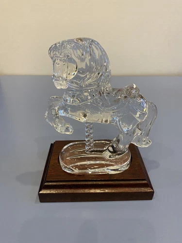 VTG WATERFORD Society 1997 LEGENDS & LORE Carousel Horse Figurine 6"H SIGNED