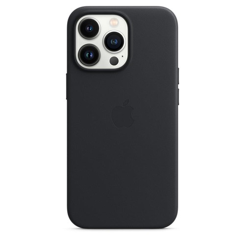 Genuine / Official Apple iPhone 13 Pro Leather Case / Cover - Midnight (Black) - 第 1/12 張圖片