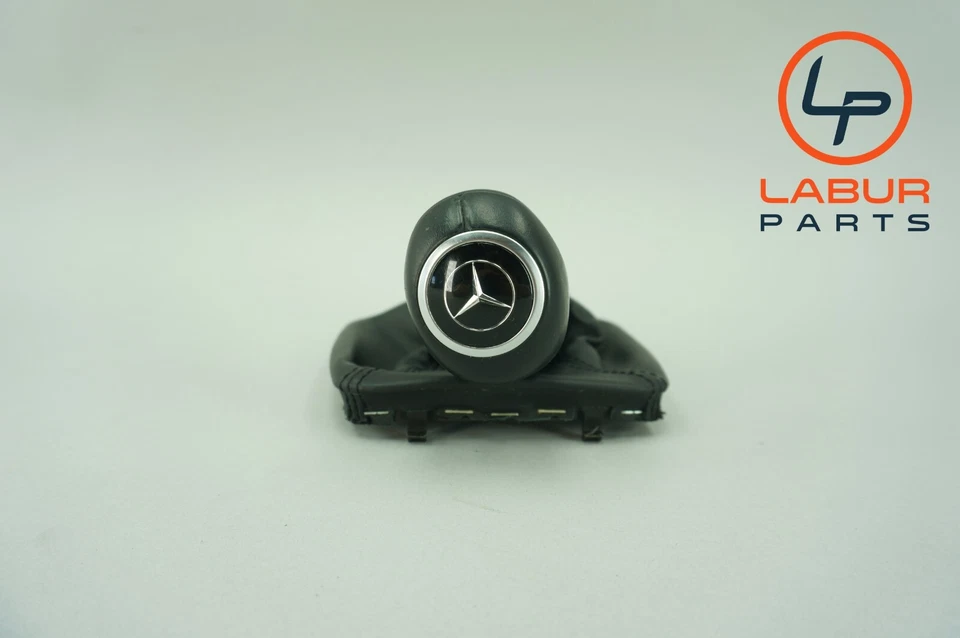 R172 12-16 Mercedes Clase SLK Cambio de marchas Perilla Bota Cubierta Negro B480 Foto 2 de 4