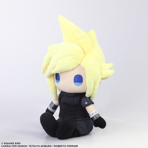 Final Fantasy 7 Remake Plush Toys Cloud, Sephiroth, Zack Square