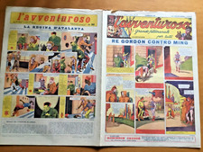 L'AVVENTUROSO grande settimanale d’avventure 75 originale NERBINI (1936)