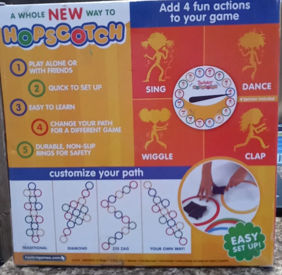 SPECIAL Twister Hopscotch Kids Active Game Brand New Sealed by Hasbro for 6+ age - Image 4 of 4