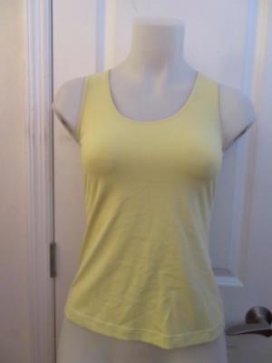 WOMENS W BY WORTH LT GREEN SCOOP NECK SLEEVELESS TANK TOP SIZE XP