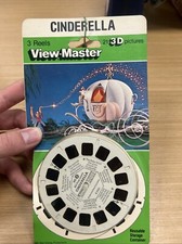 Disney Disney's Princess Cinderella Movie Cartoon view-master 3 Reels Pack New