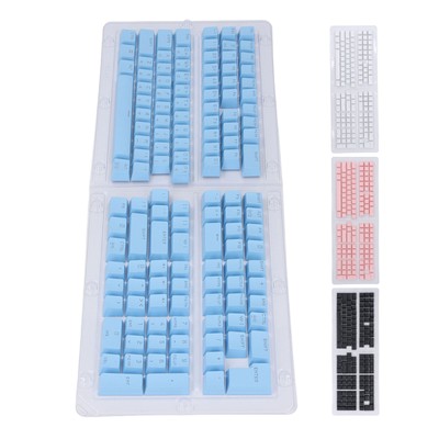 132 Keys Korean Keycaps OEM Height Keycap Replacement For 61 62 64 68 72 75 Set