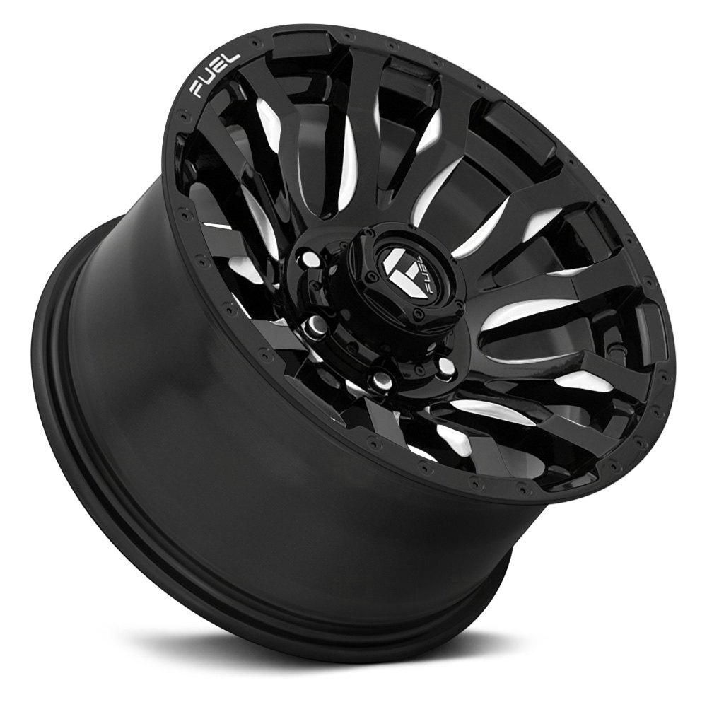 4+17x9+Fuel+Blitz+Gloss+Black+Milled+8x170+D67317901745 for sale online