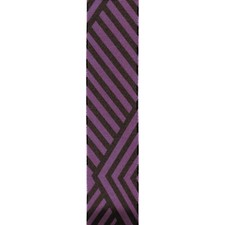 Purple Black Angular Stripes Solid Jive Wired Ribbon 25 yd 1.5" chevron lines