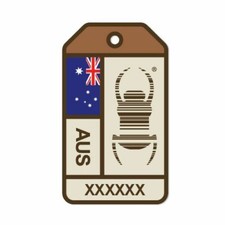Travelbug Sticker Geocaching Australia Australia Sticker Tb Numbe