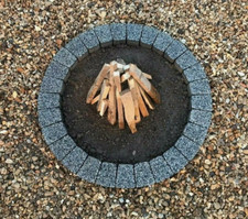 78cm garden circle bricks stones tree tree flower fountain surround lawn edging