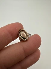 Vintage Gold And Copper Colored Tie Pin Tack 1.5cm