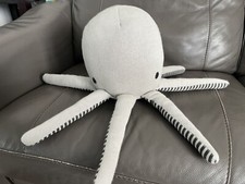Pillowfort Octopus Grey Knit Throw Pillow 12 x 10.5 X 10 Target Plush