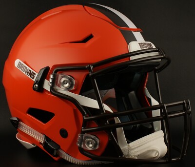 CLEVELAND BROWNS NFL Riddell SPEEDFLEX Authentic Gameday Football Helmet