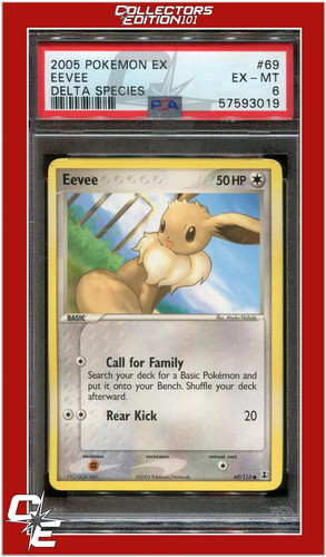 Eevee graded PSA 6 for sale on eBay