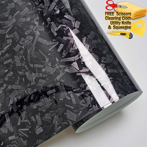 Forged Carbon Fiber black (Calendar Film)
