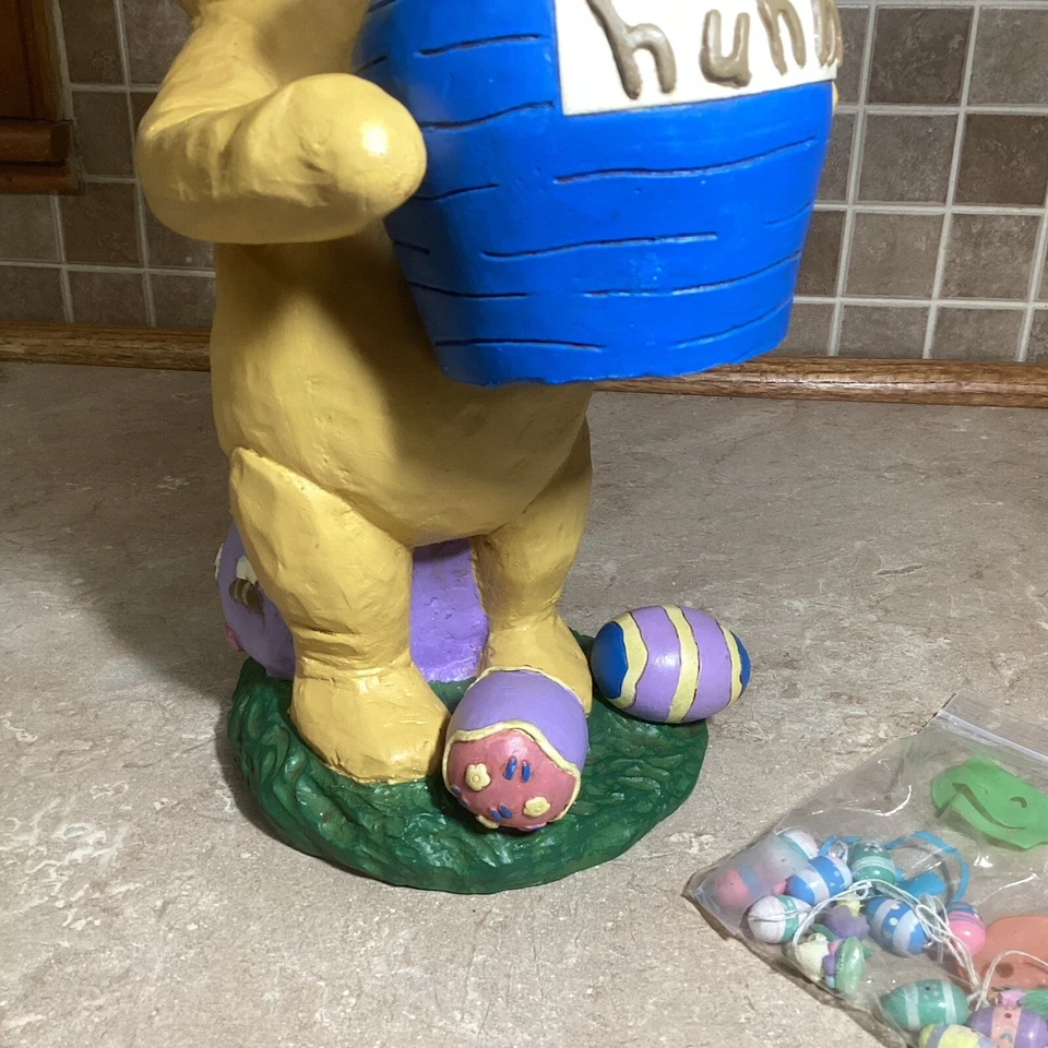 "Mini huevo de árbol de Pascua vintage clásico de Disney Winnie The Pooh medio oeste 24"" de alto" Foto 2 de 4