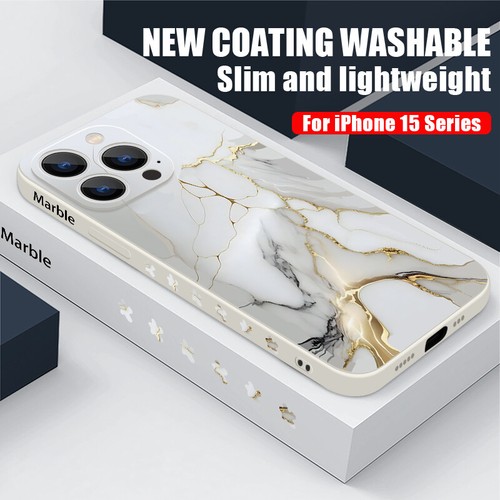 ShockProof Marble TPU Soft Case For iPhone 16 Pro Max 15 14 13 12 11 Phone Cover - Picture 12 of 22