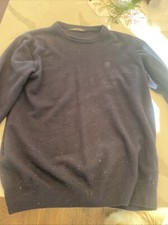 Men  s Roberto Cavalli navy sweater Size Medium Runs Small