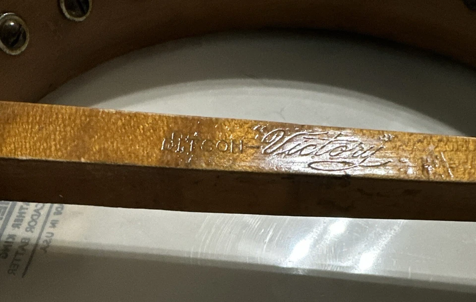 VTG 1920s DITSON VICTORY 8 STRING OPEN BACK BANJO MANDOLIN *NEED STRING* - Image 3 of 4