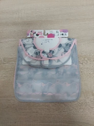 Nuevo Disney Junior Minnie Mouse 2 pk bebé niño niña baberos rosa Foto 4 de 4
