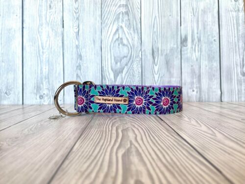 1.5" Festival Handmade Fishtail Martingale Dog Collar Greyhound, Whippet Lurcher - Picture 1 of 7