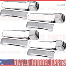 For 2019-2024 Dodge Ram CLASSIC&TRADESMAN MODELS Chrome Door Handle COVERS NoSMT
