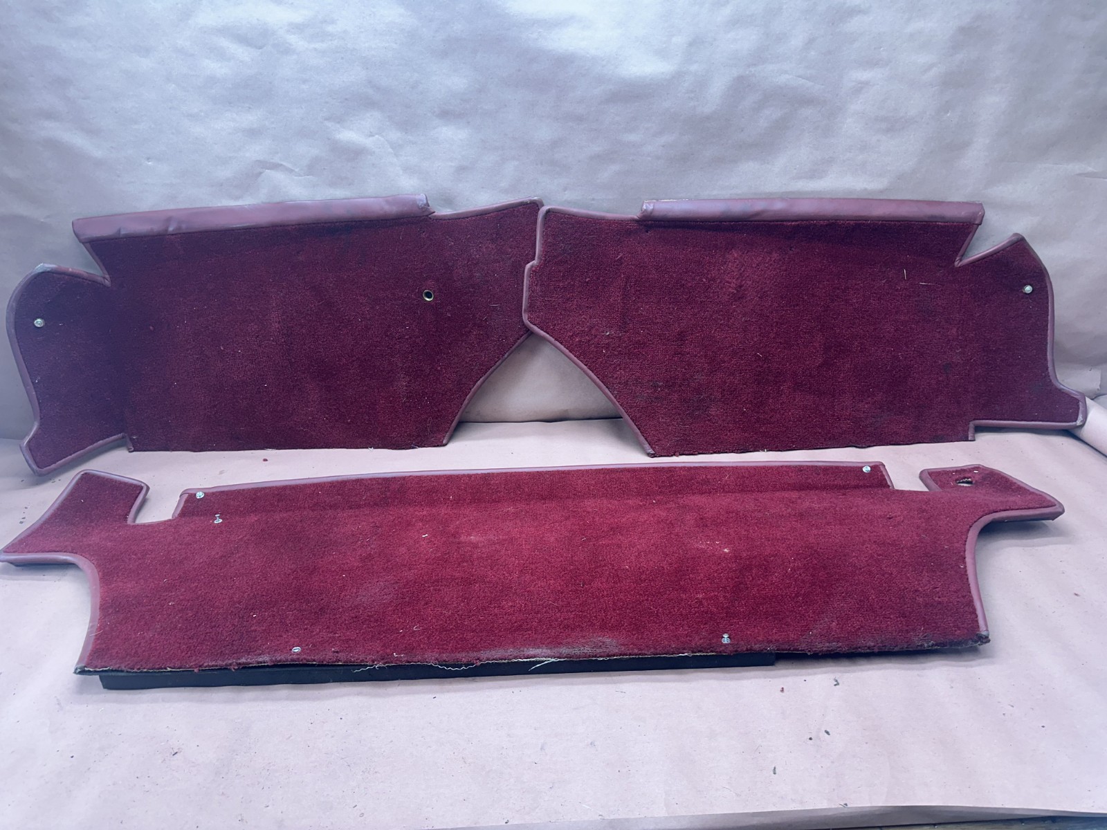 Rolls Royce Silver Spirit 1986 Rear Trunk Carpet Covers OEM 71K Miles