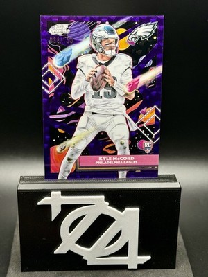 Topps Chrome Cosmic Kyle McCord Philadelphia Eagles #182 Rookie Card /150