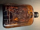 OLD 1930'S REICHSWEHR AMBER GLASS FLASK BOTTLE ORIGINAL BAKELITE CAP PRISTINE — photo 7