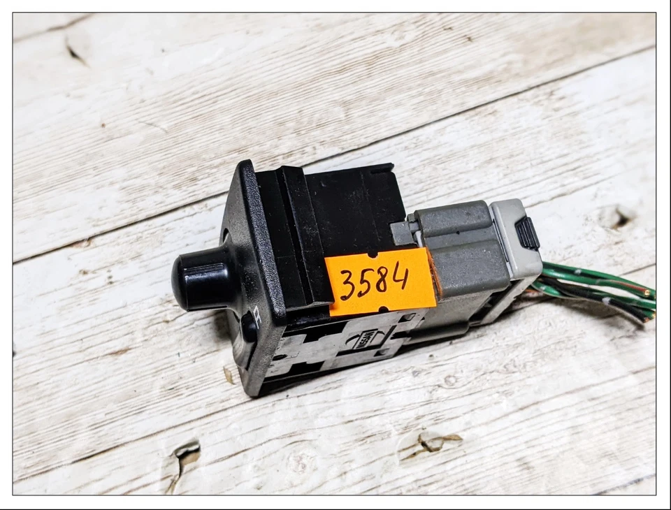 ✅ Interruptor de ajuste del espejo retrovisor eléctrico Pathfinder de carrocería dura Nissan Pickup D21 1994-1997 OEM Foto 2 de 4