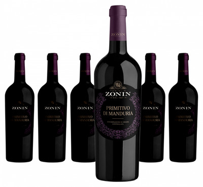 6 x Zonin Primitivo Di Manduria DOC   2023