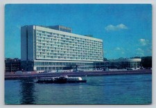 Vintage Leningrad Hotel Postcard USSR Soviet Union Saint Petersburg Neva River