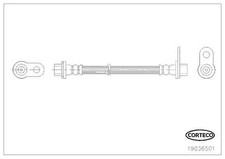 Flexible de frein Citroen C-CROSSER