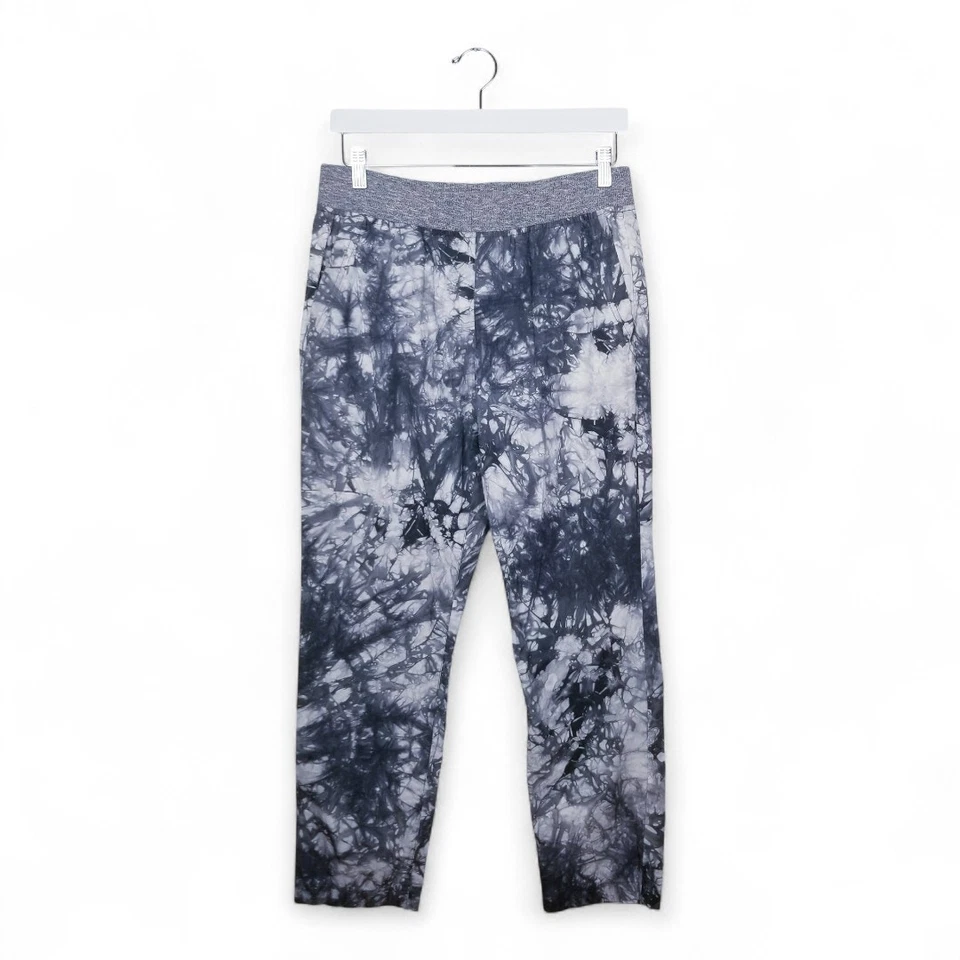 Pantalones informales CAbi #5075 gris mármol tie dye algodón popelina - talla M Foto 2 de 4