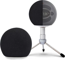 Blue Snowball Pop Filter Windscreen - Professional Snowball Ice Mic Foam Wind Co