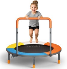 JOY SPOT 36" Foldable Kids Mini Trampoline Max Load 100 lbs 3 Foot Trampoline