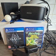 Sony PlayStation VR Headset Camera Bundle + game +move contr work with ps4/ps5