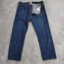 Vtg Levi's Jeans 501 XX Original Fit Button-Fly Blue Denim Straight Leg 38x30
