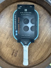 NEW Holbrook Power Pro 16mm Pickleball Paddle Pro Series Light Blue Retail 220