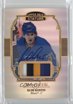 2019-20 Stature Portrait Variant 15/33 Klim Kostin RPA Rookie Patch Auto RC 1ry6