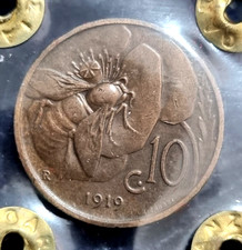 M429 - VITTORIO EMANUELE 3 - 10 CENTESIMI - APE - 1919 - RARA