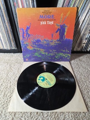 Pink Floyd More Film Soundtrack 1970s Harvest Press VG+/VG Wax