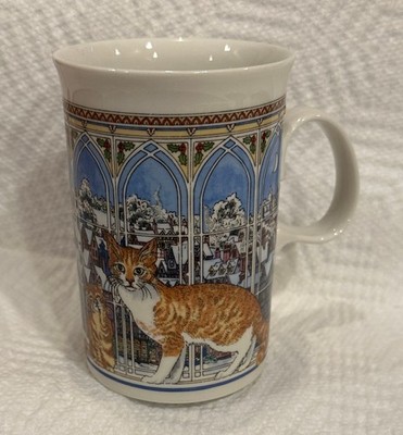 Dunoon Scotland Kitten Cat  Coffee Mug Cup  Excellent