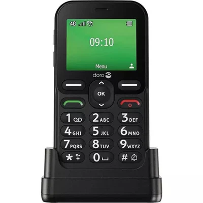 Doro Leva E10 6.1 cm (2.4inch) 118.9 g Black Senior phone
