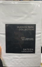 Hudson Park Collection 680TC Standard Sateen Pillowcase 2 Standard Pillowcases