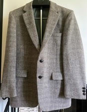 Vintage Harris Tweed Handwoven 100 Scottish Wool Blazer Jacket Men  s 42R